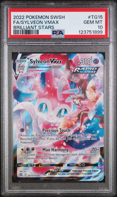 PSA 10 - Brilliant Stars - Sylveon VMAX