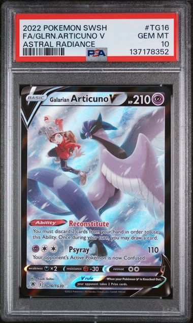 PSA 10 - Astral Radiance - Articuno V