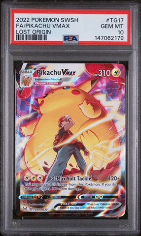 PSA 10 - Lost Origin - Pikachu Vmax #TG17