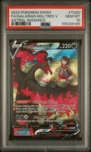 PSA 10 - Astral Radiance - Galarian Moltres V