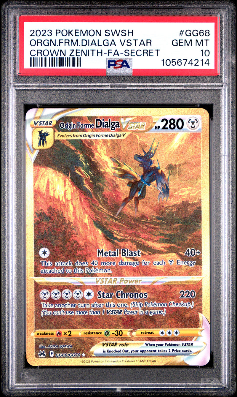PSA 10 - Crown Zenith - Origin Forme Dialga Vstar