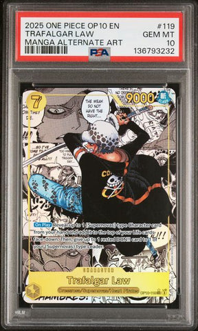 PSA 10 - Royal Blood - Trafalgar Law Manga Alt #119