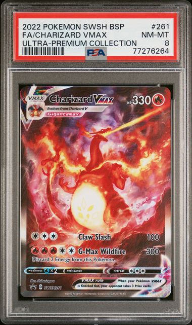 PSA 8 - Black Star Promo - Charizard Vmax