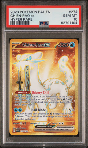 PSA 10 - Paldea Evolved - Chien-Pao Ex #274
