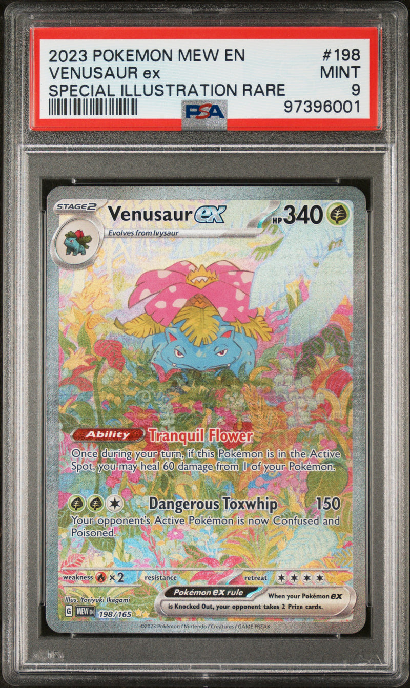 PSA 9 - Pokemon 151 - Venusaur ex