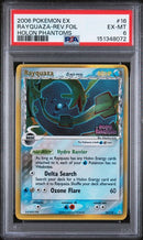 PSA 6 - Holon Phantoms - Rayquaza Reverse Holo (Stamped)