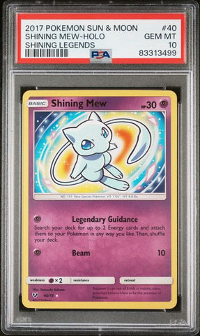 PSA 10 - Shining Legends - Shining Mew #40