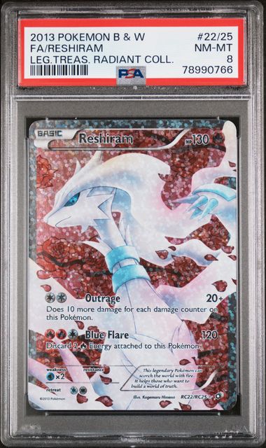 PSA 8 - Legendary Treasures  - Reshiram
