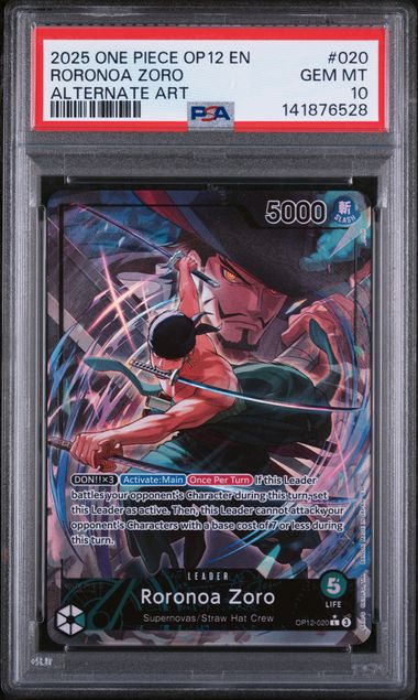 PSA 10 - Legacy of the Master - Roronoa Zoro Leader Alt