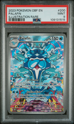 PSA 9 - Obsidian Flames - Palafin #200