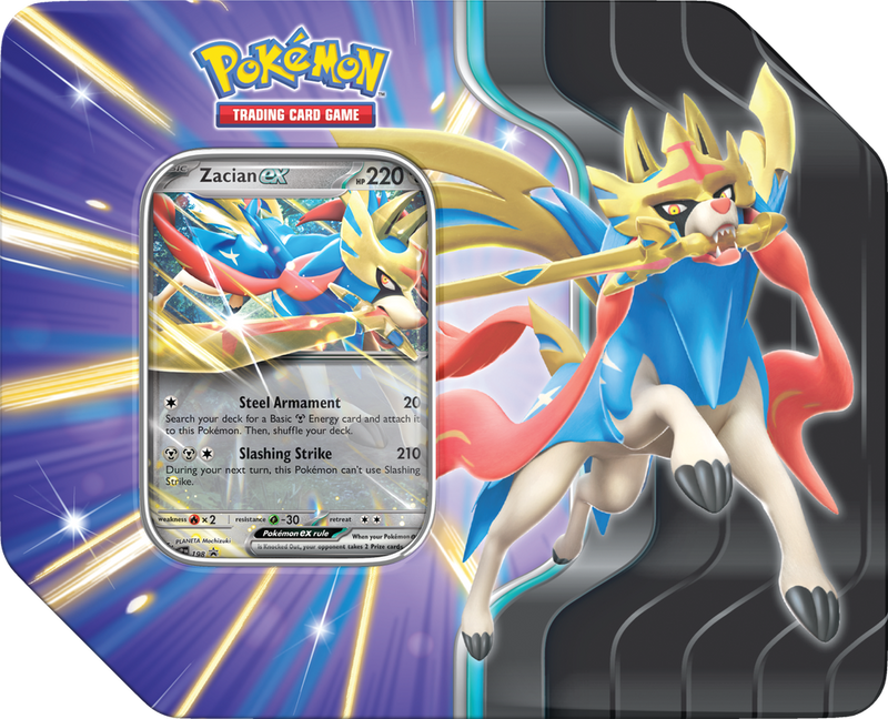 Slashing Legends Tin (Zacian ex)