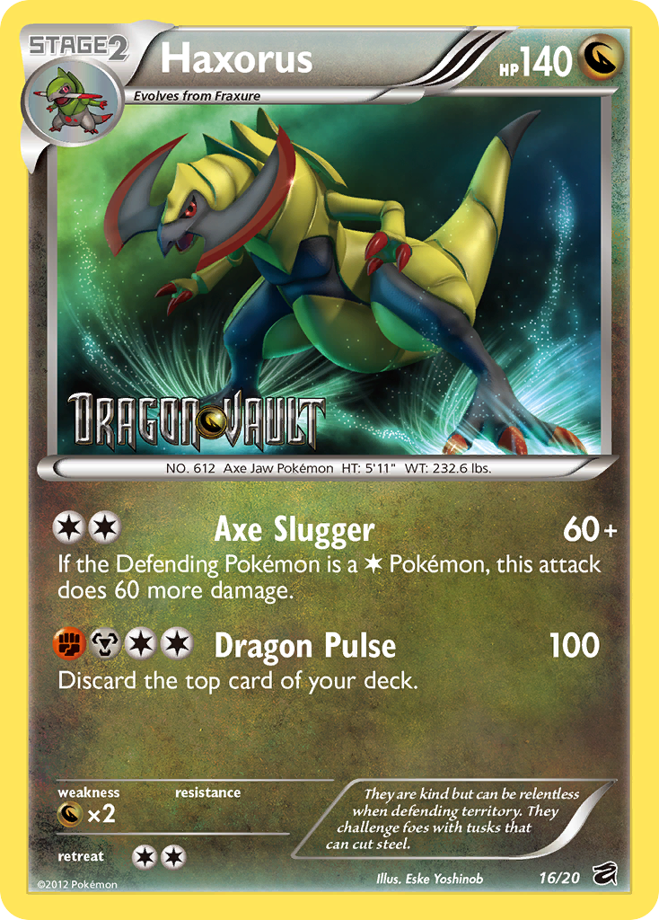 Haxorus (16/20) [Black & White: Dragon Vault]