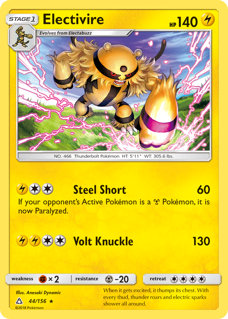 Electivire (44/156) [Sun & Moon: Ultra Prism]