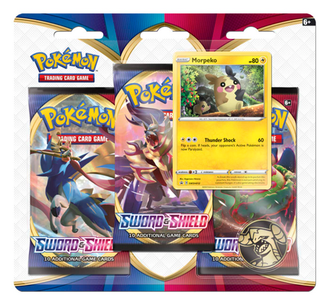 Sword & Shield - 3-Pack Blister (Morpeko)