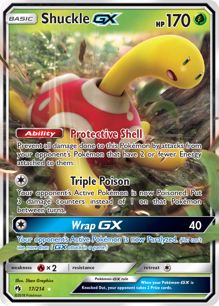 Shuckle GX (17/214) [Sun & Moon: Lost Thunder]