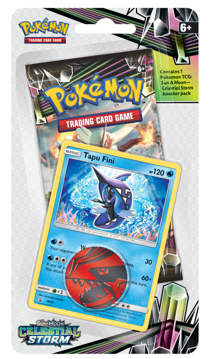 Sun & Moon: Celestial Storm - Single Pack Blister (Tapu Fini) Sun & Moon: Celestial Storm - Single Pack Blister (Tapu Fini)