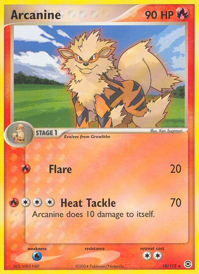 Arcanine (18/112) [EX: FireRed & LeafGreen]