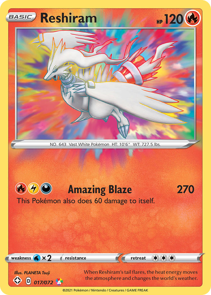 Reshiram (017/072) [Sword & Shield: Shining Fates]