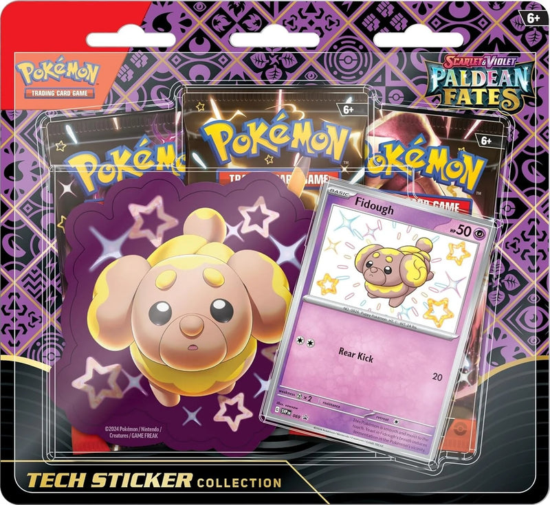 Scarlet & Violet: Paldean Fates - Tech Sticker Collection - FIDOUGH