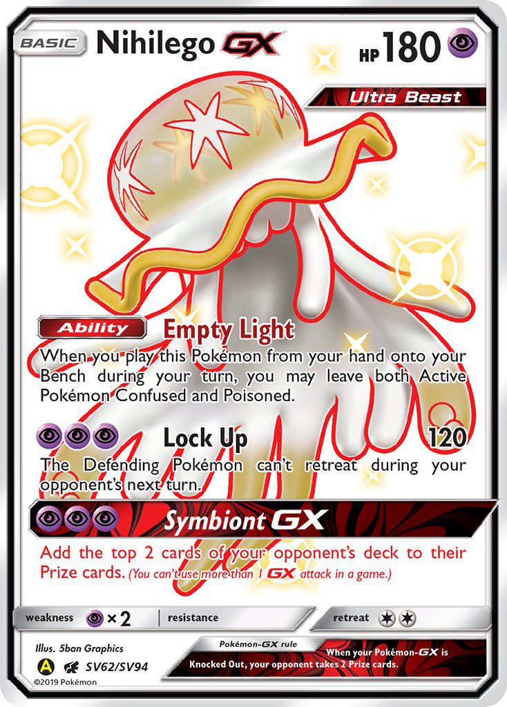 Nihilego GX (SV62/SV94) [Sun & Moon: Hidden Fates - Shiny Vault]