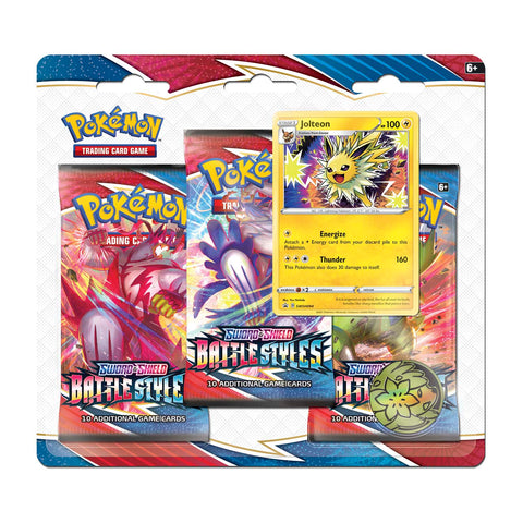 Sword & Shield: Battle Styles - 3-Pack Blister (Jolteon)