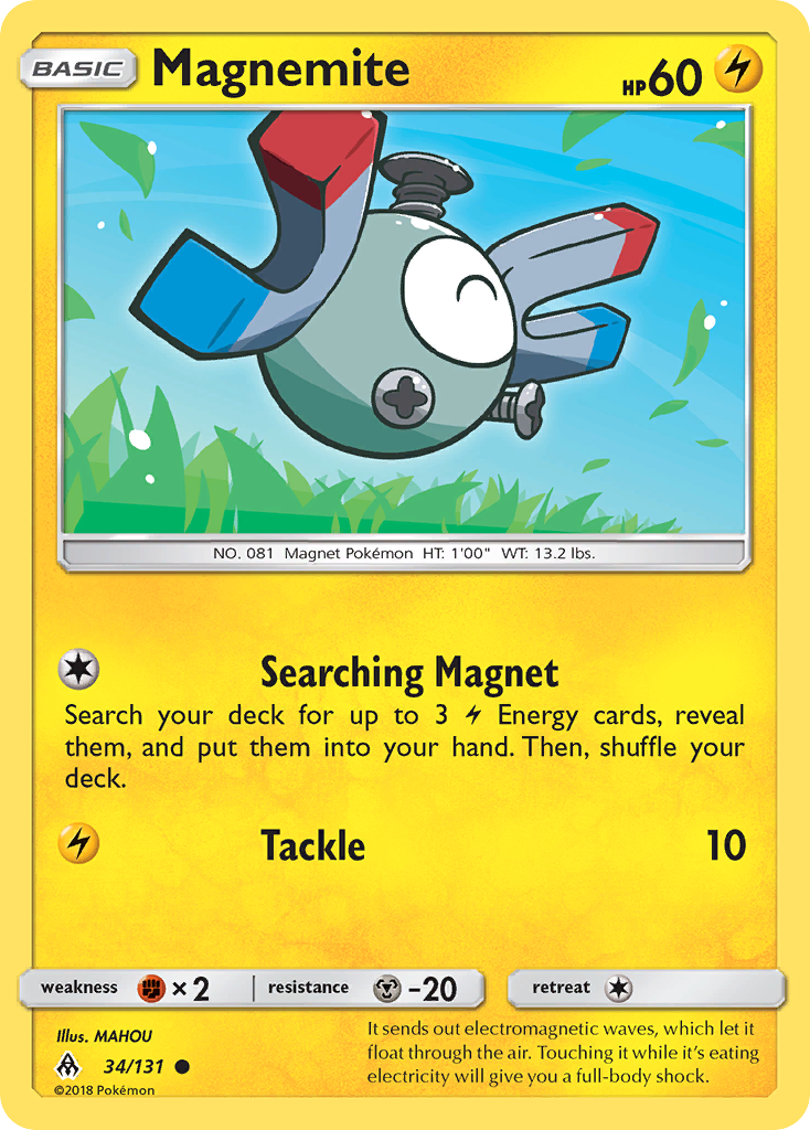 Magnemite (34/131) [Sun & Moon: Forbidden Light]