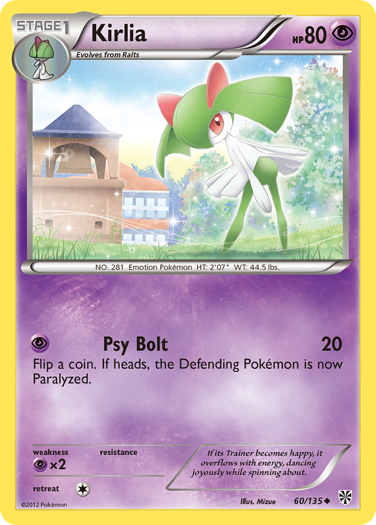 Kirlia (60/135) [Black & White: Plasma Storm]