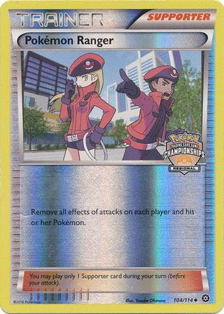 Pokemon Ranger (104/114) (Championship Promo) [XY: Steam Siege]