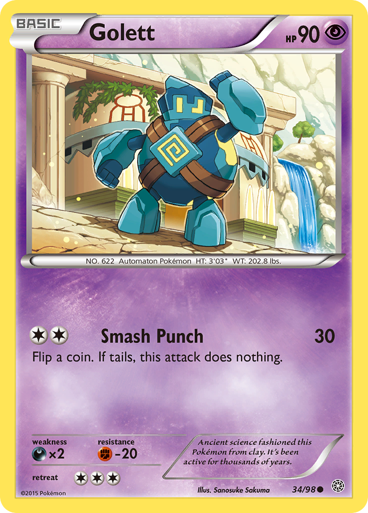 Golett (34/98) [XY: Ancient Origins]