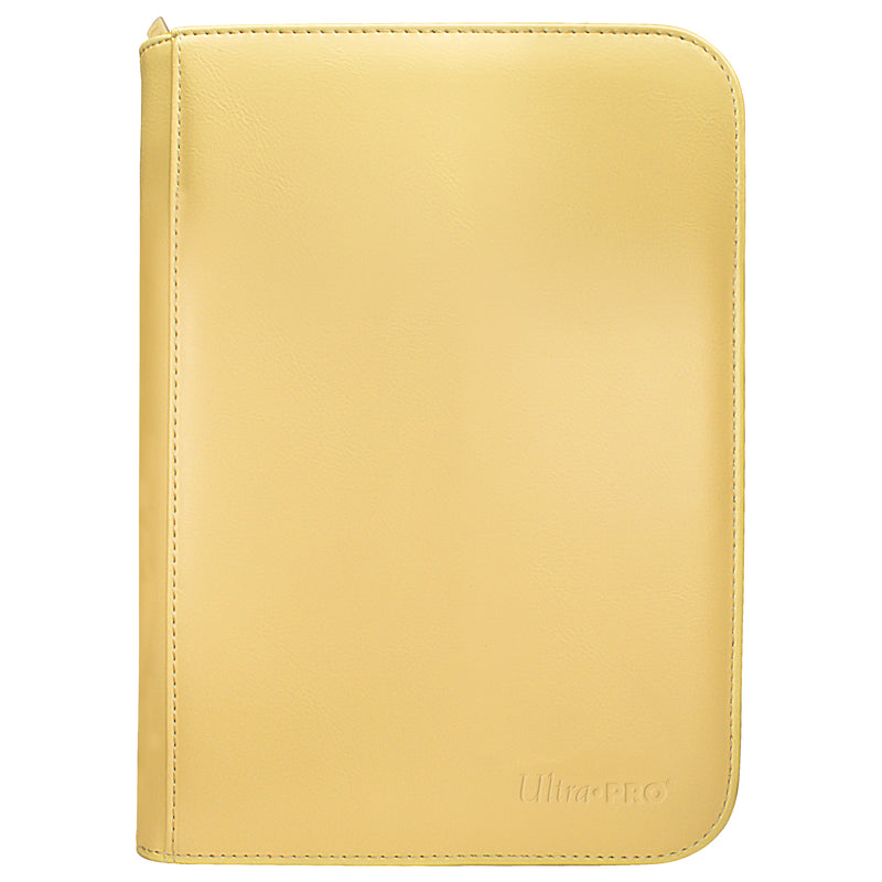 Ultra PRO: 4-Pocket Zippered PRO-Binder - Vivid (Yellow)