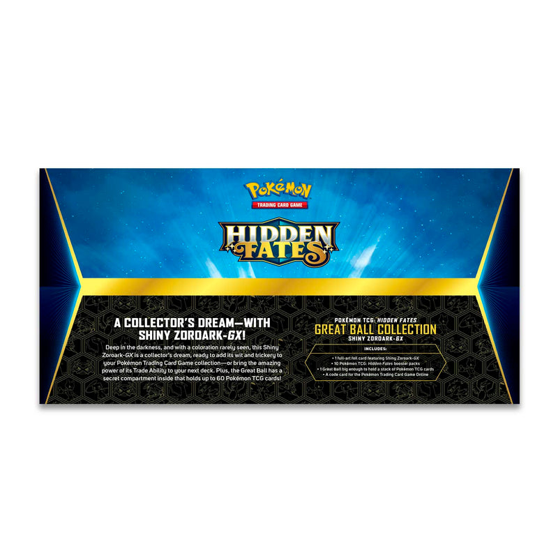 Hidden Fates - Great Ball Collection (Sealed, Missing Zoroark Promo)