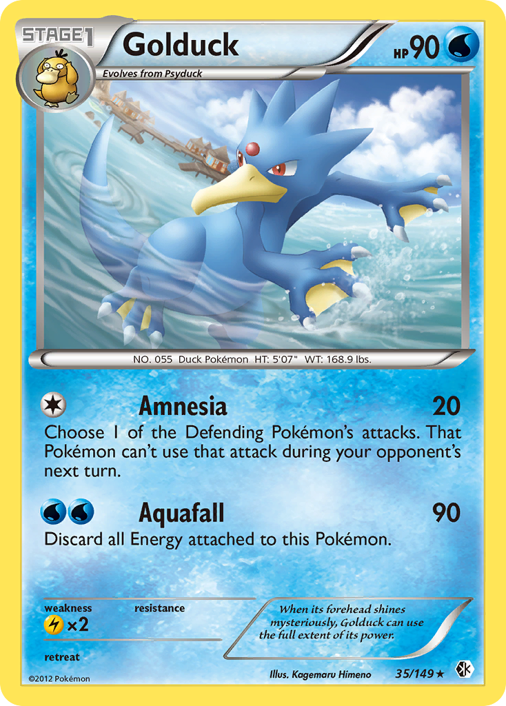 Golduck (35/149) [Black & White: Boundaries Crossed]