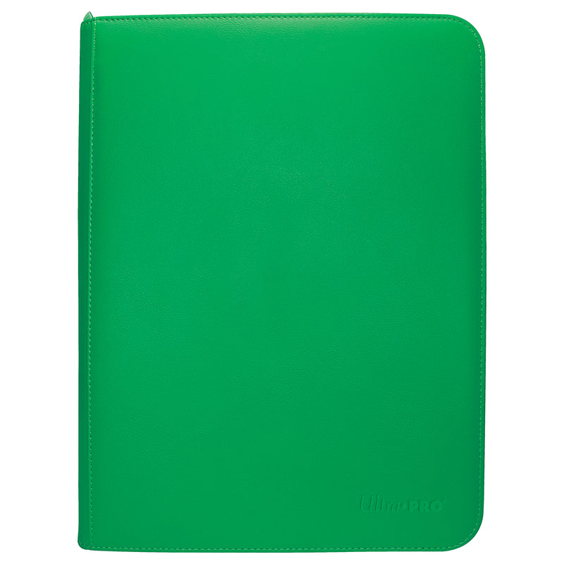 Ultra PRO: 9-Pocket Zippered PRO-Binder - Vivid (Green)