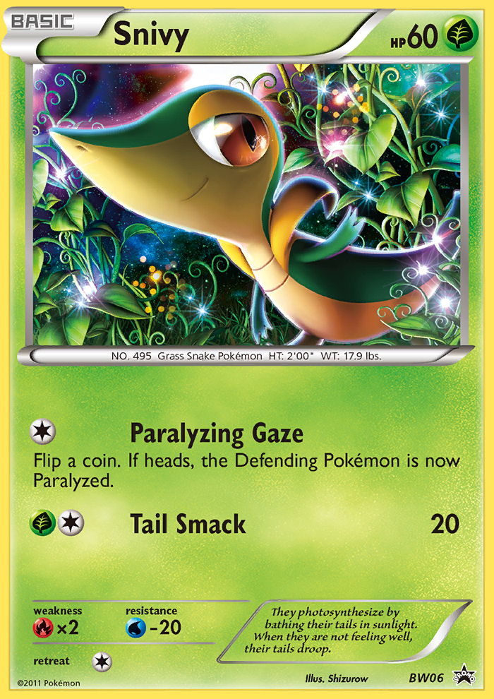 Snivy (BW06) [Black & White: Black Star Promos]