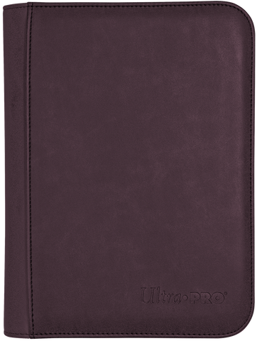 Ultra PRO: 4-Pocket Premium Zippered PRO-Binder - Suede Collection (Amethyst)
